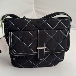 Vera Bradley Trolley Bag black adjustable crossbody